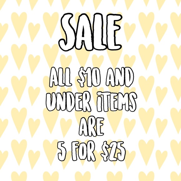 Bundle 5 pieces $10 and under for $25! - Picture 1 of 1